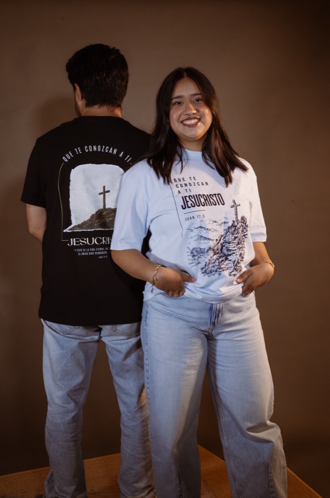 Playeras SHAJAH negra y blanca